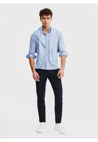 Pako Lorente - PAKO LORENTE – Bawełniana koszula męska w kolorze niebieskim. Kolor: niebieski. Materiał: bawełna #7