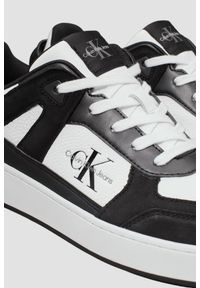 Calvin Klein - CALVIN KLEIN Czarno-białe sneakersy męskie, Rozmiar 44. Kolor: czarny #7