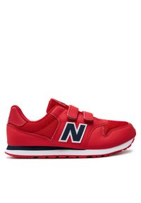 New Balance Sneakersy GV500CRN Czerwony. Kolor: czerwony. Materiał: mesh, materiał