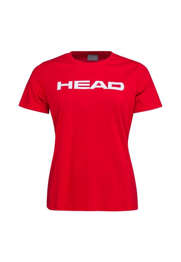 Head - Koszulka z krótkim rękawem damska CLUB BASIC. Kolor: czerwony, niebieski. Długość rękawa: krótki rękaw. Długość: krótkie