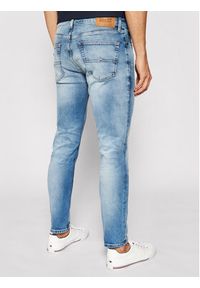 Tommy Jeans Jeansy Austin DM0DM09555 Niebieski Slim Fit. Kolor: niebieski