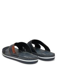 Rieker Klapki 21098-14 Granatowy. Kolor: niebieski. Materiał: skóra #6