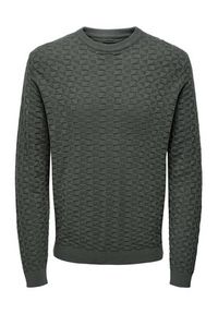 Only & Sons Sweter 22026559 Szary Regular Fit. Kolor: szary. Materiał: syntetyk #2