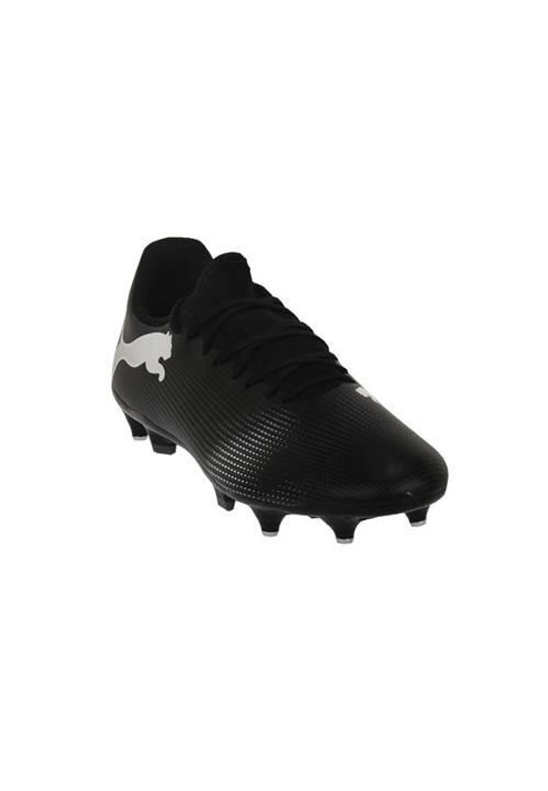 Buty piłkarskie męskie Puma Future 7 Play. Zapięcie: sznurówki. Kolor: czarny. Materiał: materiał, syntetyk. Szerokość cholewki: normalna. Sport: piłka nożna