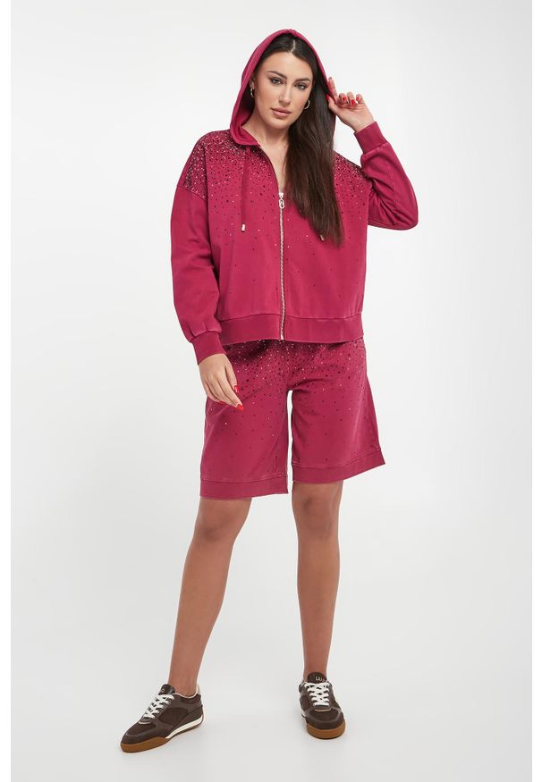Liu Jo - Bluza damska z kapturem LIU JO. Typ kołnierza: kaptur