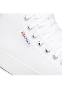 Superga Sneakersy Hi Top 2708 S41273W Biały. Kolor: biały. Materiał: materiał #4