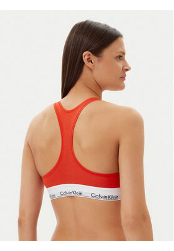 Calvin Klein Underwear Biustonosz top 0000F3785E Czerwony. Kolor: czerwony. Materiał: bawełna