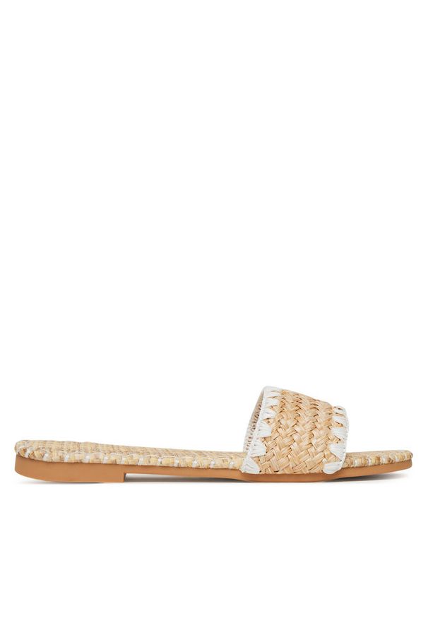 Klapki DeeZee. Kolor: beżowy