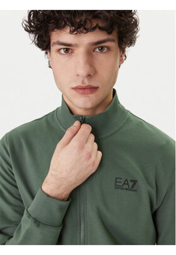 EA7 Emporio Armani Bluza 8NPM31 PJVRZ U7260 Zielony Regular Fit. Kolor: zielony. Materiał: bawełna