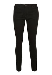TOP SECRET - Tkaninowe spodnie damskie. Kolor: czarny. Materiał: tkanina. Styl: klasyczny #4