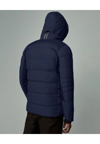 CANADA GOOSE - Granatowa kurtka puchowa HyBridge. Kolor: niebieski. Materiał: puch. Długość: długie. Sezon: zima #6