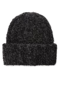Ugg - UGG - Czarna czapka Chunky. Kolor: czarny. Materiał: materiał, wełna