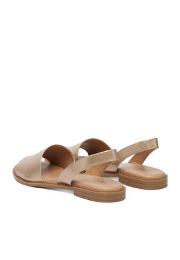 Lasocki Sandały EST-AFIONA-17 Złoty. Kolor: złoty. Materiał: skóra