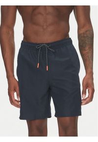 Tom Tailor Szorty kąpielowe 1045069 Granatowy Regular Fit. Kolor: niebieski. Materiał: syntetyk