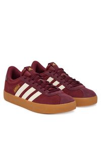 Adidas - adidas Sneakersy Vl Court 3.0 Shoes IH4039 Bordowy. Kolor: czerwony. Materiał: skóra, zamsz #4