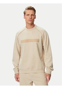 Hugo - HUGO Bluza Dalim 50563104 Beżowy jasny Regular Fit. Kolor: beżowy. Materiał: bawełna #1
