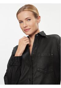 Pepe Jeans Koszula jeansowa Alix PL304729 Czarny Oversize. Kolor: czarny. Materiał: bawełna #3
