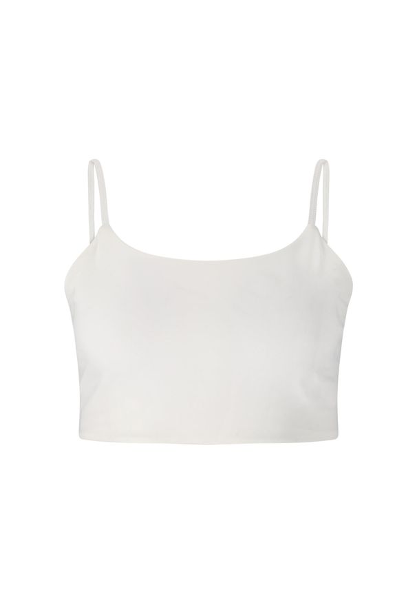 Biustonosz dla kobiet Athlecia Bloom. Kolor: biały. Sport: fitness