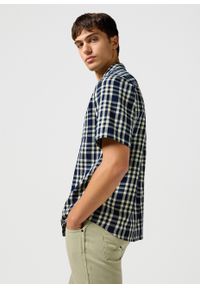 Wrangler - MESKA KOSZULA WRANGLER SS 1 PKT SHIRT CREPE INDIGO 112362902 #4