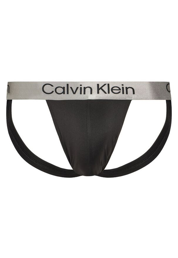 Calvin Klein Underwear Komplet slipów Jock Strap LV00NB4121 Czarny. Kolor: czarny. Materiał: syntetyk