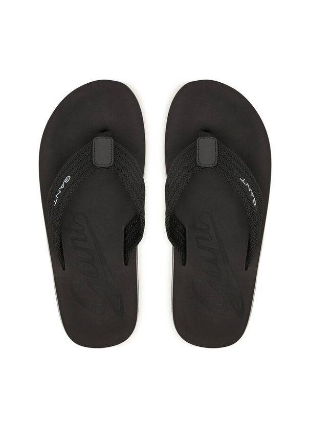 GANT - Japonki Gant. Kolor: czarny