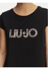 Liu Jo Beachwear Sukienka codzienna VA6212 JS003 Czarny Regular Fit. Okazja: na co dzień. Kolor: czarny. Materiał: bawełna. Typ sukienki: proste. Styl: casual #5
