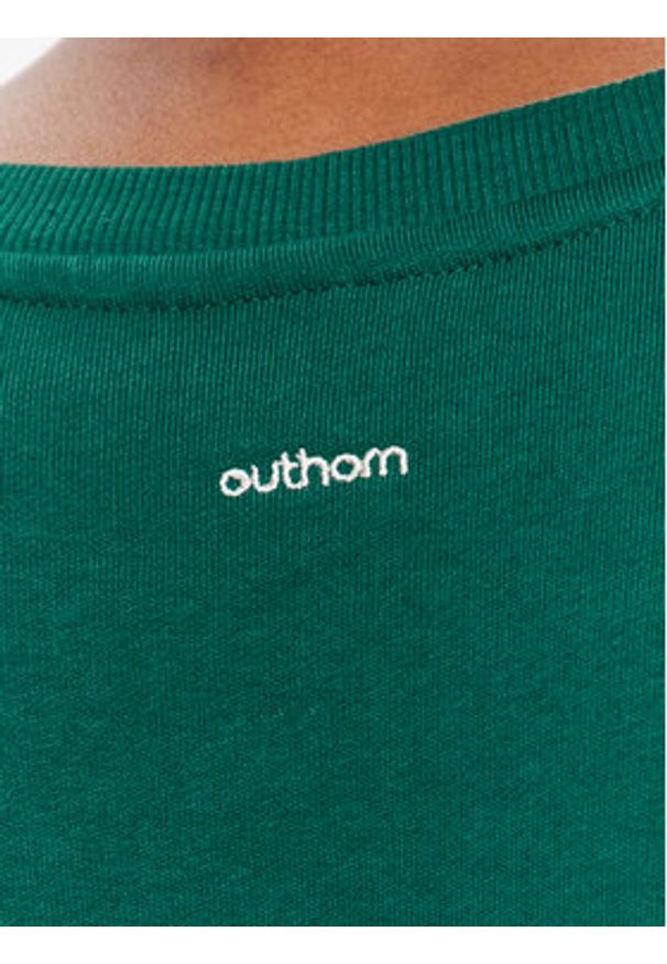outhorn - Outhorn Bluza TSWSF283 Zielony Oversize. Kolor: zielony. Materiał: bawełna
