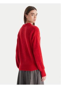 Marella Sweter Danger 2523366374 Czerwony Regular Fit. Kolor: czerwony. Materiał: syntetyk #5