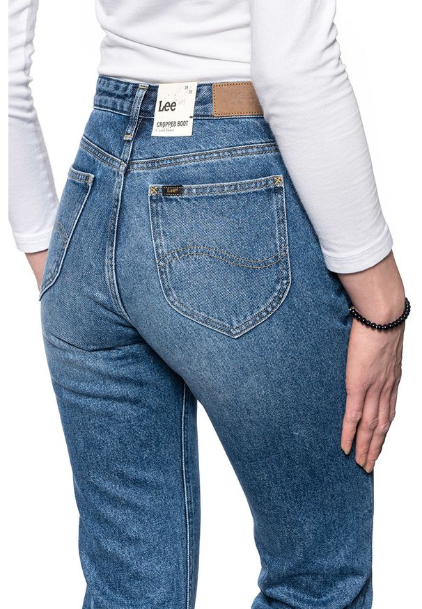 Lee - DAMSKIE SPODNIE JEANSOWE LEE CROPPED BOOT L30NRDQF 112106537