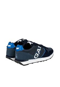 Gas Sneakersy "Parris NBX" | GAM223220 | Parris NBX | Mężczyzna | Granatowy. Kolor: niebieski. Materiał: skóra ekologiczna. Wzór: aplikacja #2