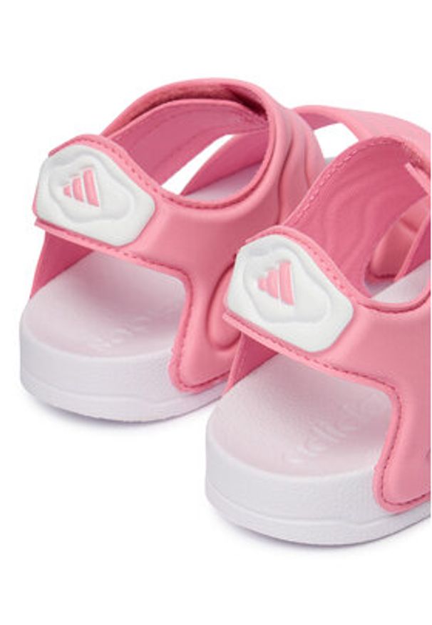Adidas - adidas Sandały adilette Sandal 3 JS2518 Różowy. Kolor: różowy. Materiał: syntetyk