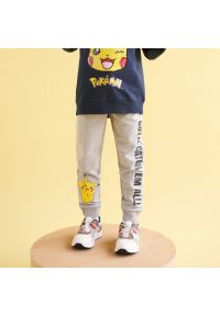 Sinsay - Spodnie dresowe jogger Pokémon - Szary. Kolor: szary. Materiał: dresówka