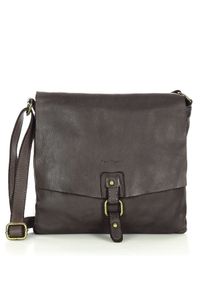 Torebka damska brązowa MARCO MAZZINI v46c. Kolor: brązowy. Sezon: lato. Materiał: skórzane. Styl: vintage, elegancki, sportowy, klasyczny, casual. Rodzaj torebki: na ramię