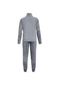 Dres Under Armour Ua Tricot, Kobiety. Kolor: szary. Materiał: dresówka