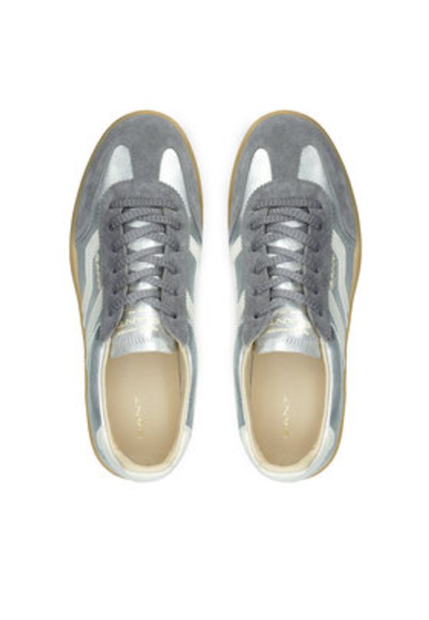 GANT - Gant Sneakersy 31531043 Srebrny. Kolor: srebrny. Materiał: skóra