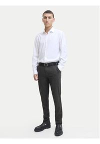 Jack & Jones - Jack&Jones Chinosy Marco Bowie 12279659 Szary Slim Fit. Kolor: szary. Materiał: bawełna #7