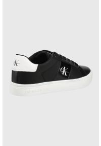Calvin Klein Jeans buty YW0YW00497.BDS kolor czarny. Nosek buta: okrągły. Zapięcie: sznurówki. Kolor: czarny. Materiał: materiał, guma, włókno. Obcas: na obcasie. Wysokość obcasa: niski #5