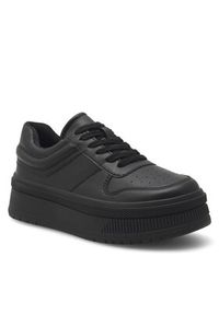 DeeZee Sneakersy WS100004-03 Czarny. Kolor: czarny. Materiał: skóra #5