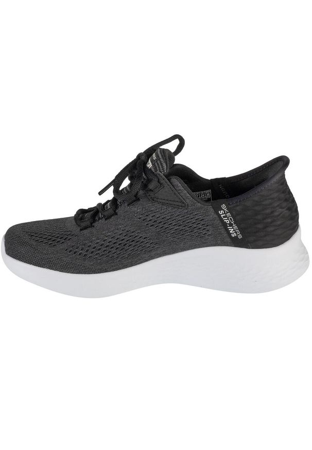 skechers - Buty sportowe Sneakersy damskie, Slip-Ins: Skech-Lite Pro - Natural Beauty. Kolor: czarny. Materiał: materiał, syntetyk. Sport: turystyka piesza
