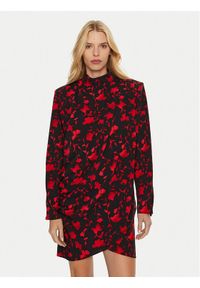 GESTUZ - Gestuz Sukienka codzienna Dilara 10909654 Czarny Regular Fit. Okazja: na co dzień. Kolor: czarny. Materiał: syntetyk. Typ sukienki: proste. Styl: casual
