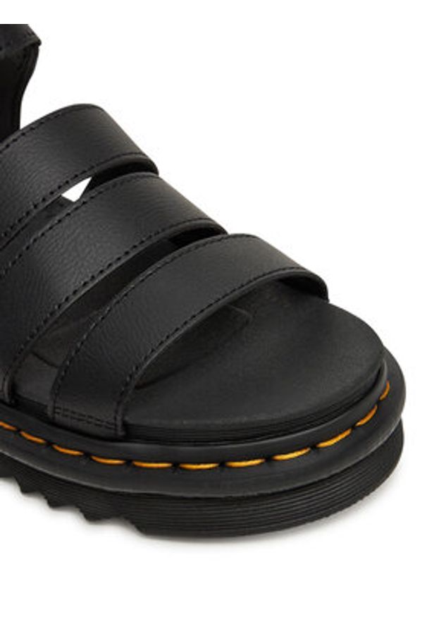 Dr. Martens Sandały Blaire DM31520001 Czarny. Kolor: czarny. Materiał: skóra