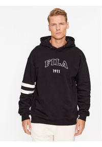 Fila Bluza FAM0541 Czarny Regular Fit. Kolor: czarny. Materiał: bawełna