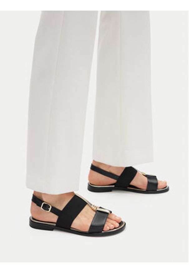 Lasocki Sandały WI16-FOXI-97 Czarny. Kolor: czarny. Materiał: skóra