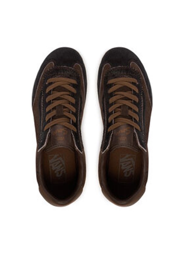 Vans Sneakersy Super Lowpro VN000D83BRO1 Brązowy. Kolor: brązowy. Materiał: skóra, zamsz