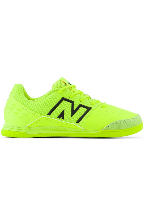 New Balance - Halówki dziecięce AUDAZO V6 COMMAND IN JNR SJA2IH6 – zielone. Kolor: zielony. Materiał: syntetyk, materiał. Szerokość cholewki: normalna