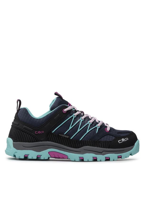 CMP Trekkingi Kids Rigel Low Trekking Shoe Kids Wp 3Q54554J Granatowy. Kolor: niebieski. Materiał: materiał. Sport: turystyka piesza