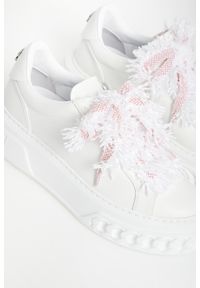 Casadei - Sneakersy damskie skórzane CASADEI. Materiał: skóra #3