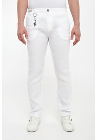 PAUL & SHARK - Spodnie męskie lniane PAUL&SHARK. Materiał: len #4