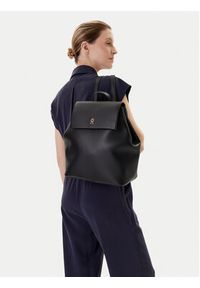 TOMMY HILFIGER - Tommy Hilfiger Plecak Th Legacy Backpack AW0AW17407 Czarny. Kolor: czarny. Materiał: skóra #5