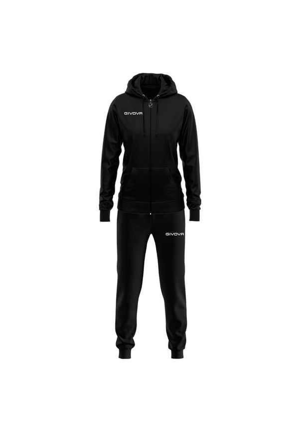 Givova Tuta Lady dres damski XS. Kolor: czarny. Materiał: dresówka. Sport: piłka nożna